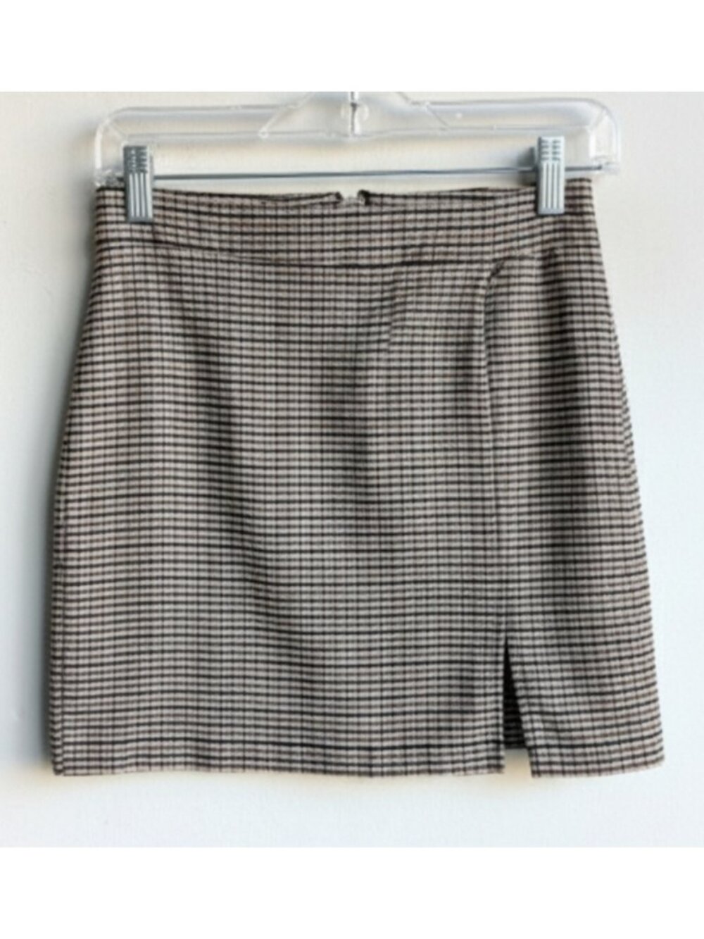 Garage Plaid Mini Skirt